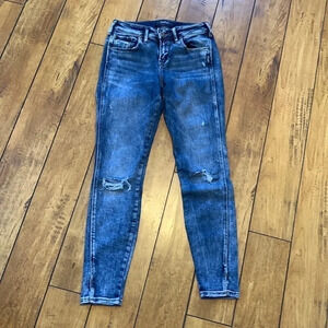 Silver Avery ankle skinny jeans